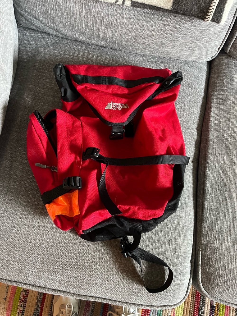 MEC bike pannier red